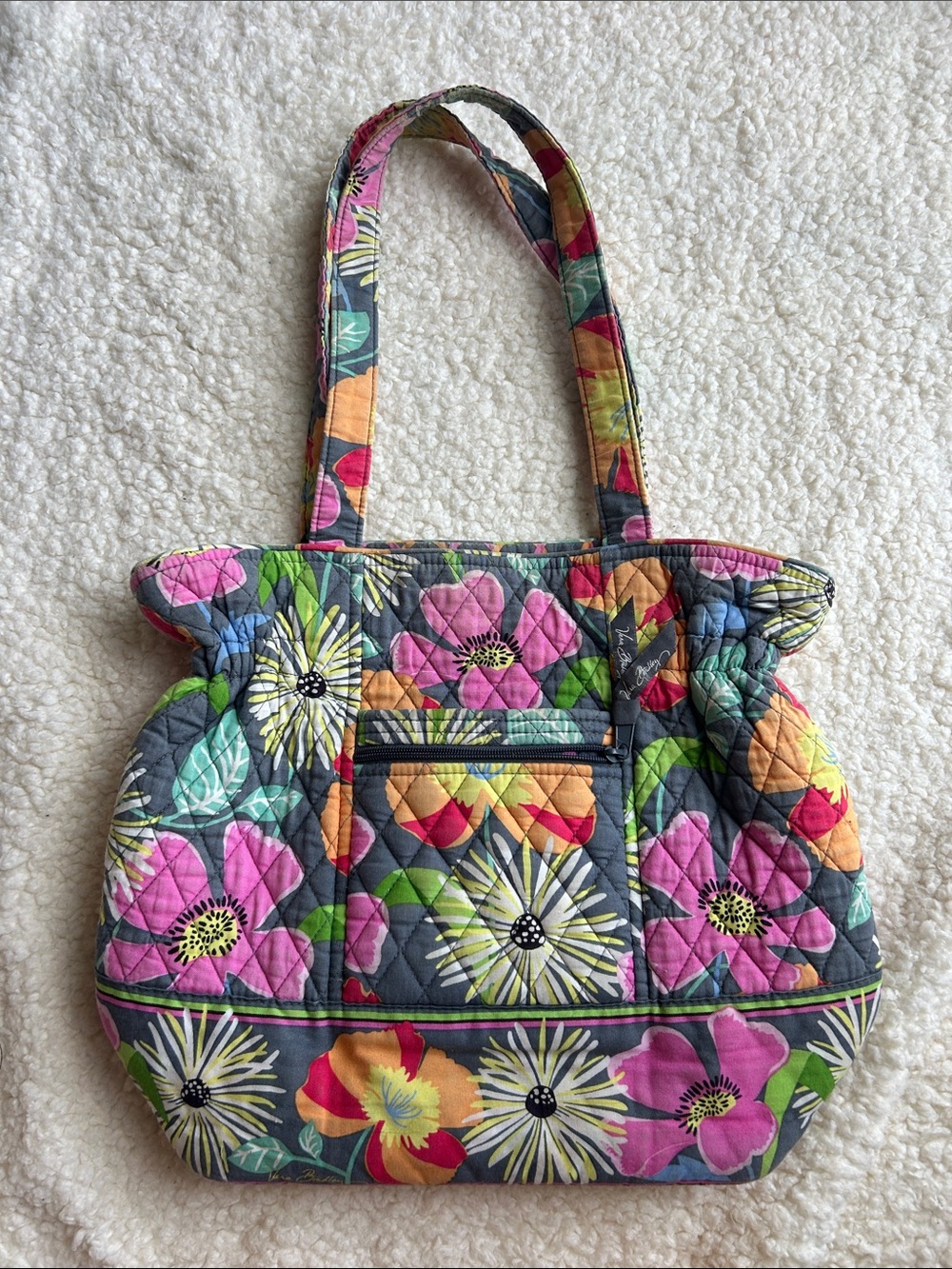 Vera Bradley Quilted Floral Tote